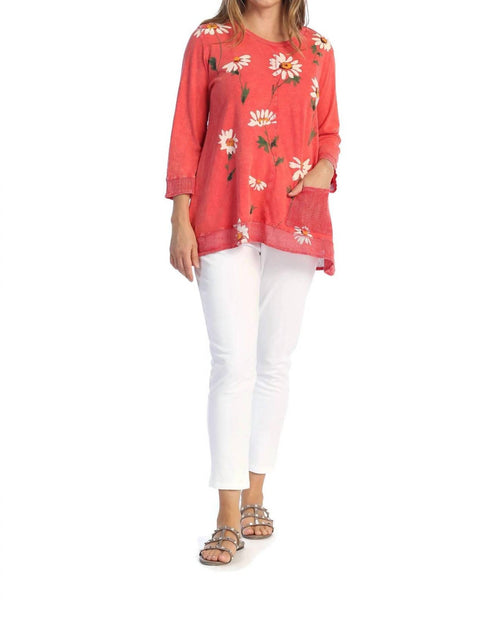 Jess & Jane Daisy Fun Haut Rose 1X 2