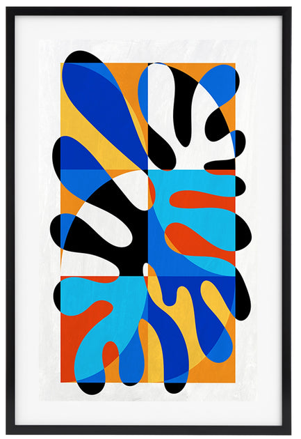 Safavieh Spunky Splat Framed Wall Art Multicolor 3