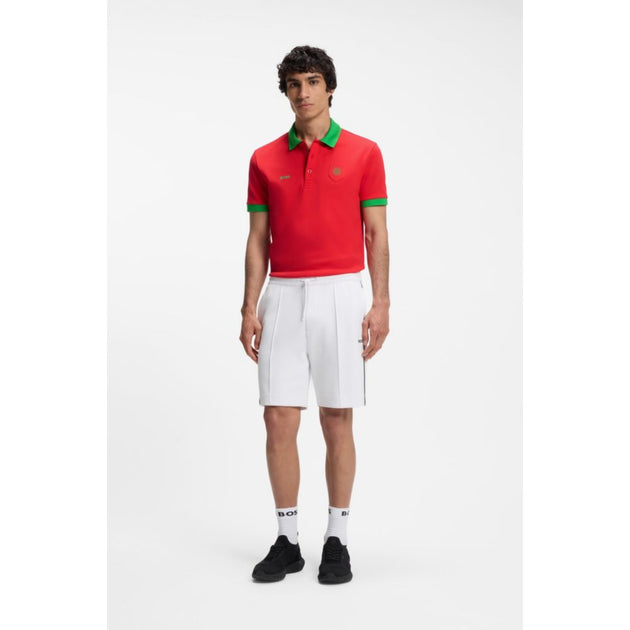 Boss Paddy Polo Shirt Red Large 3