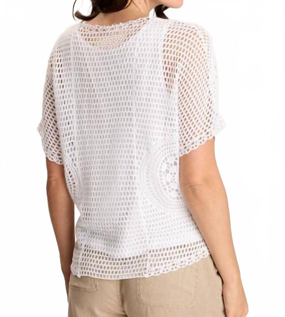 XCVI Centre Top White Medium 4