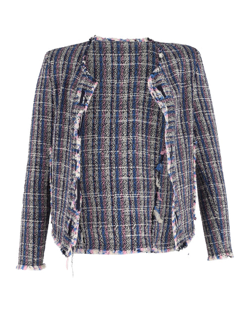 IRO Open Front Jacket Blue EU 36 2