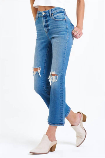 Dear John Denim Jenna High Rise Cropped Flare Jeans Blue 29 3