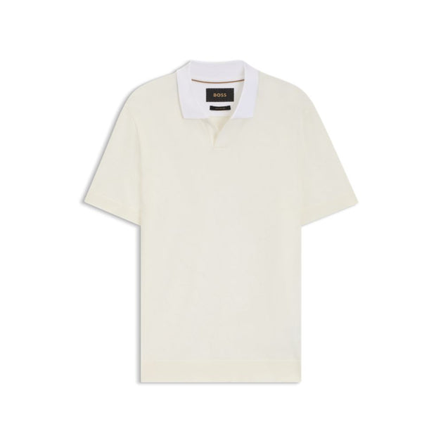 Boss Johnny-collar Polo Shirt Beige XLarge 2