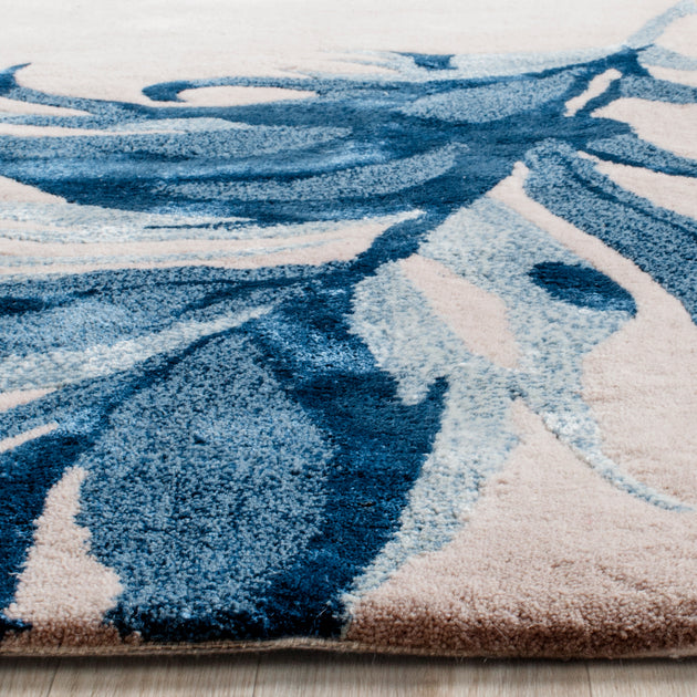 Safavieh Allure handgetufteter Teppich, Beige / Blau 3