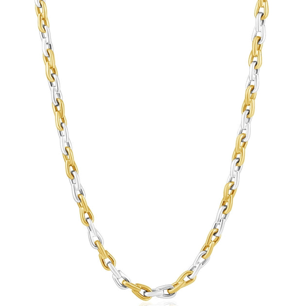 Pompeii3 Link Chain Necklace Silver 20in 3