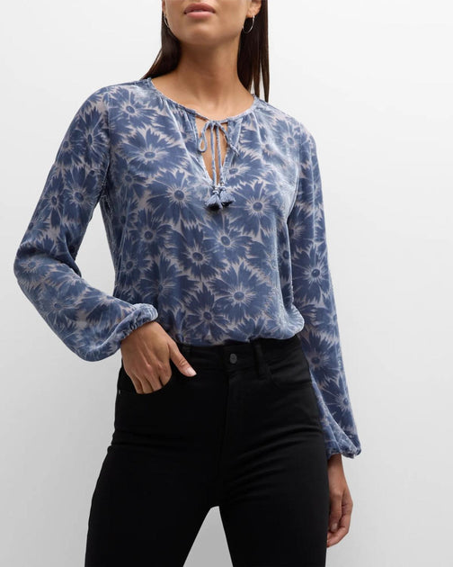 Paige Selmah Top Blue Large 2