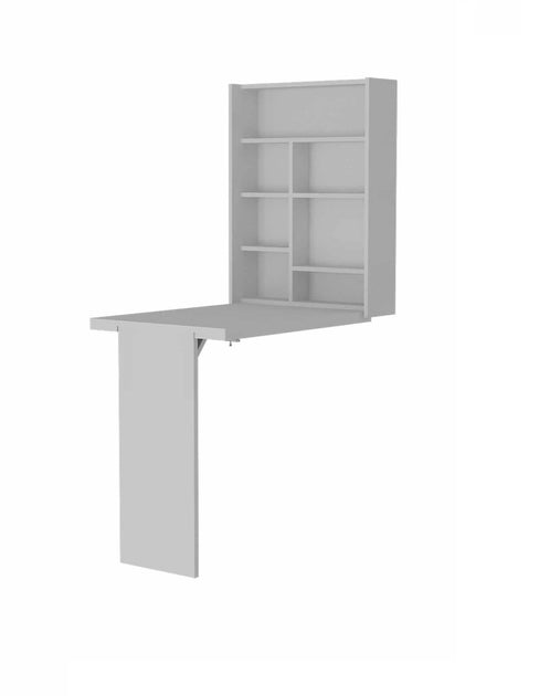 Hivvago 24in Wall Mounted Writing Desk White 2