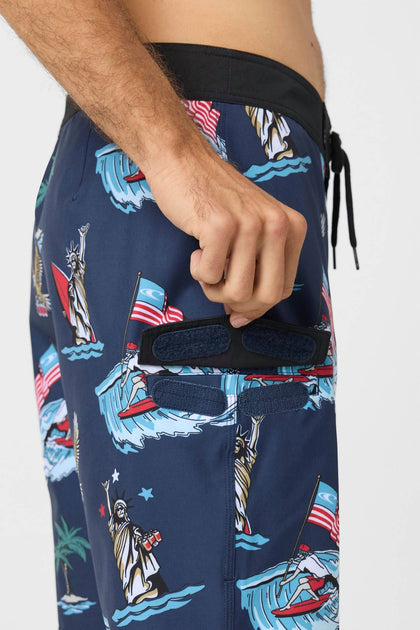 O'Neill Lennox USA Boardshorts Blue 38 4