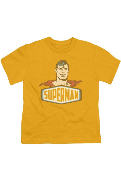 Gildan DC Comics Superman Sign T-Shirt Jaune Medium 2