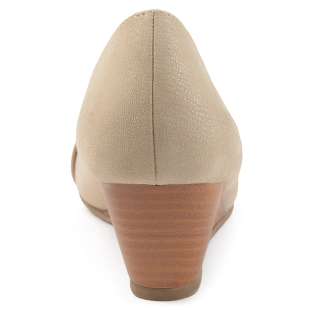 Journee Collection Graysn Wedge Green US 6.5 4