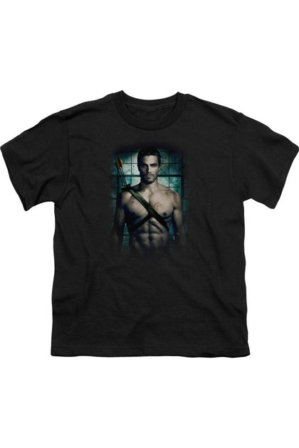 Gildan Arrow Shirtless Kurzarm Jugendlich T-Shirt Schwarz Small 2