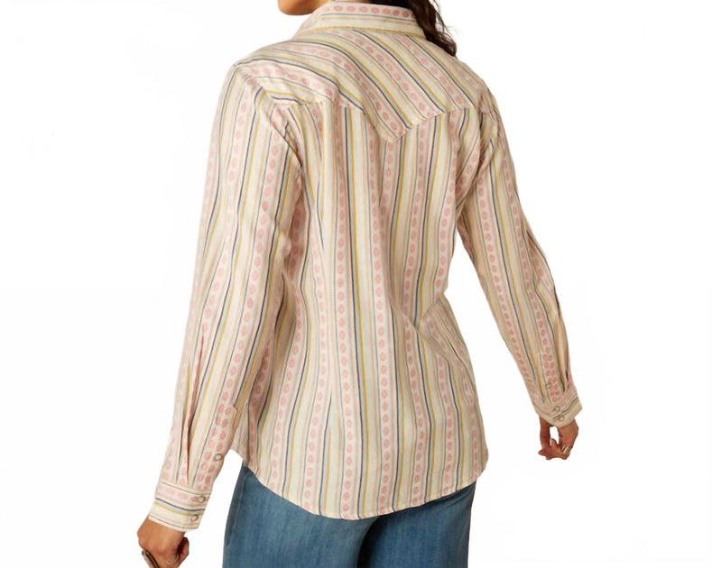 Ariat Alyssa Shirt Beige XSmall 3