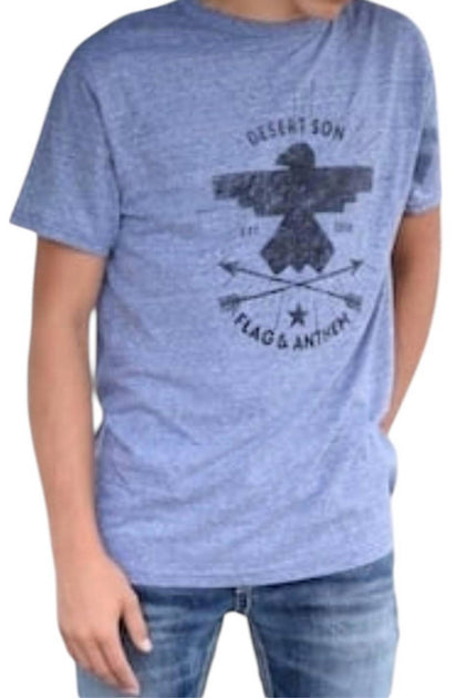 Flags & Anthem Riser Crest Short Sleeve Tee Purple XXLarge 2