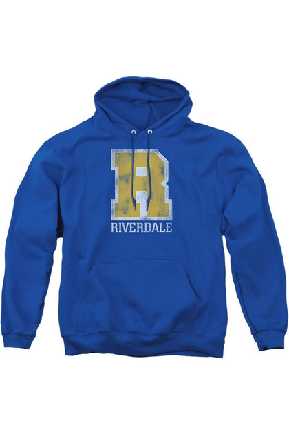 Sweat à Capuche Gildan Riverdale Varsity Bleu XXXLarge 2