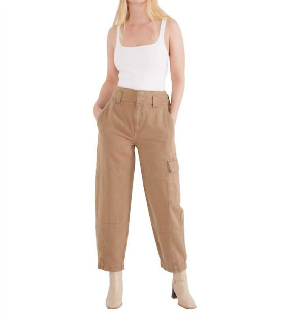 ETICA Juni Relaxed Cargo Pants Brown 28 2