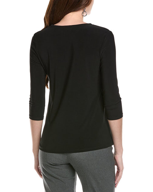 Joseph Ribkoff Solid Top Black US 12 3