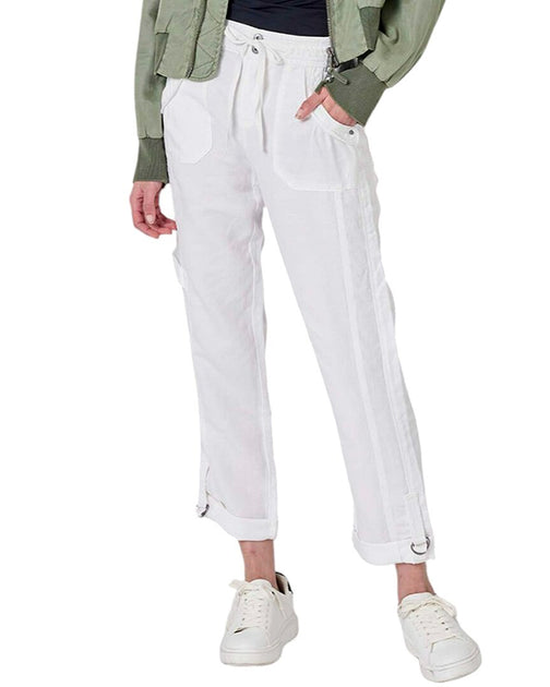 Marrakech Brooklyn Leinen-Blend Hose Weiß 25 2