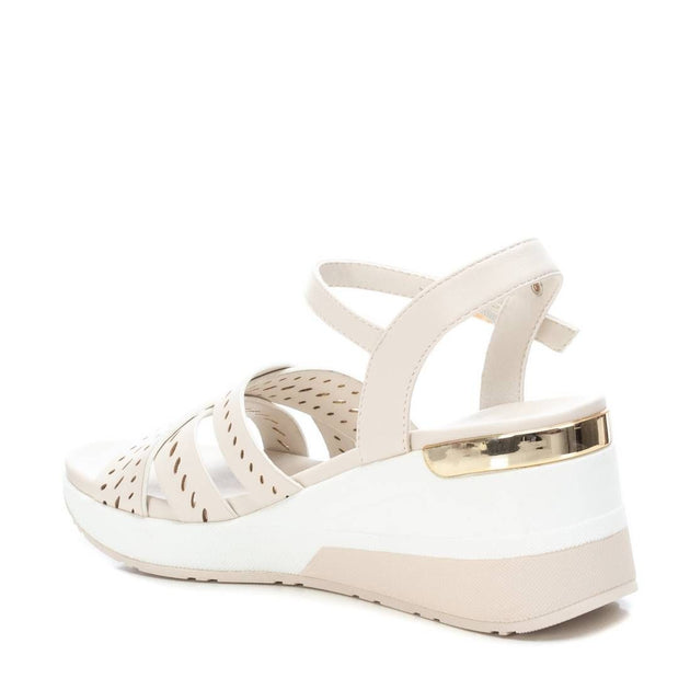 XTI Women's Wedge Sandals Beige US 9 4