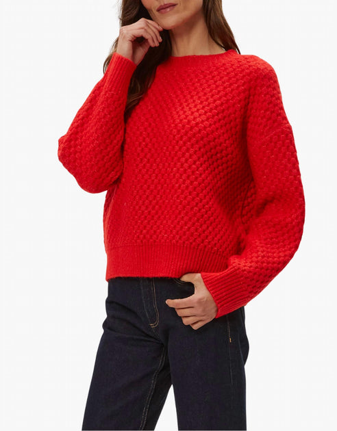 Michael Stars Sophia Sweater Red Large 3