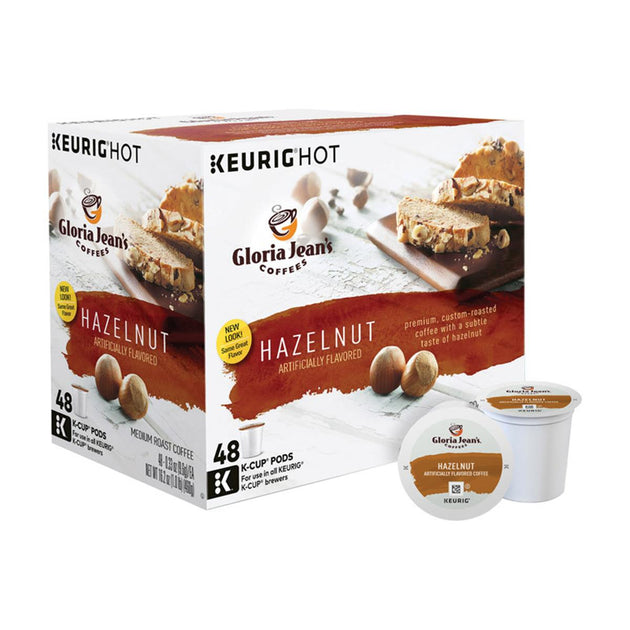 Keurig 6738785 Gloria Jeans Hazelnut Coffee K-cups 48 Per Pack