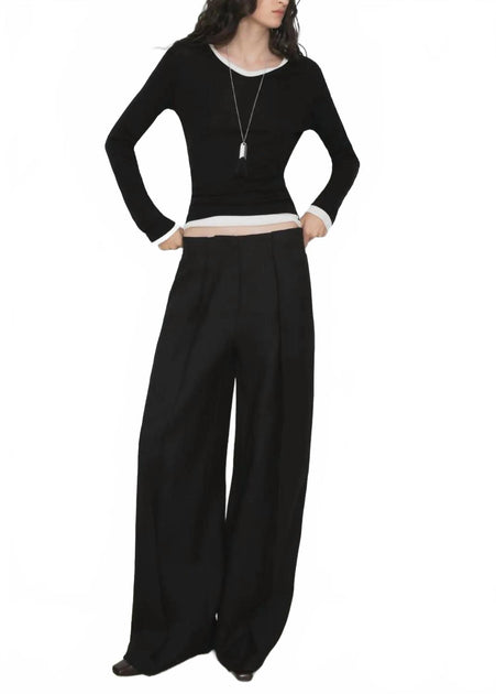 Cubic Draped Pull-On Pant Black Medium 2