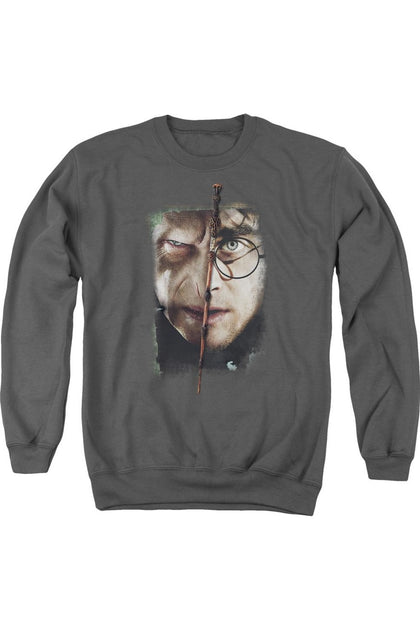 Gildan Harry Potter It All Ends Here Crewneck Sweatshirt Grey Large 2