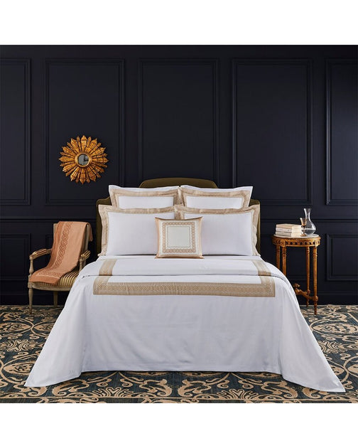 Yves Delorme Joyau Flat Sheet White Queen 2