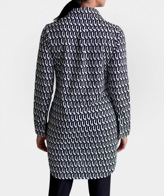 Buki Carrie Tunic Shirt Blue Small 3
