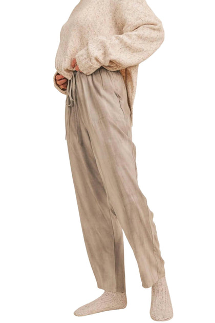 Sadie & Sage Mystic Haze Drawstring Pant Grey Medium 4
