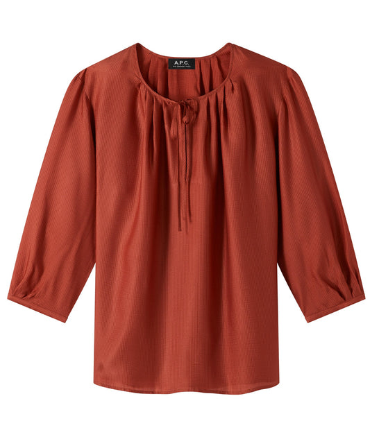 A.P.C. Anouk Blouse Red EU 36 2