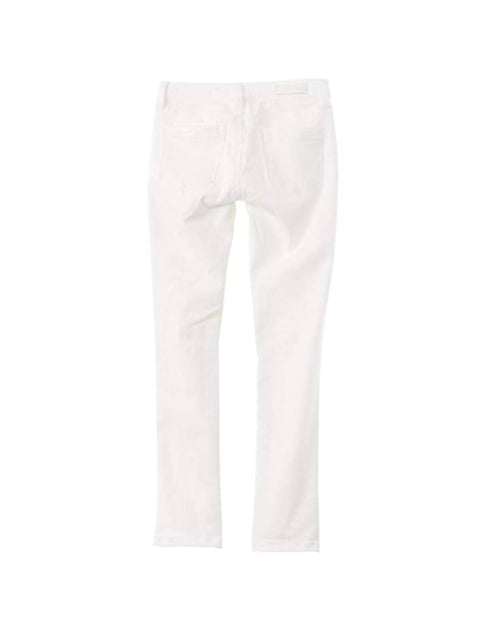 BLANKNYC Kids Whitelines Straight Jeans White US 10 3