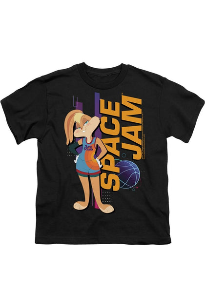 Gildan Space Jam 2 Lola Jugend T-Shirt Schwarz XLarge 2