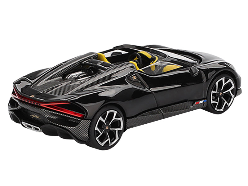 Mini GT Bugatti W16 Mistral Modellauto Schwarz 1/64 4