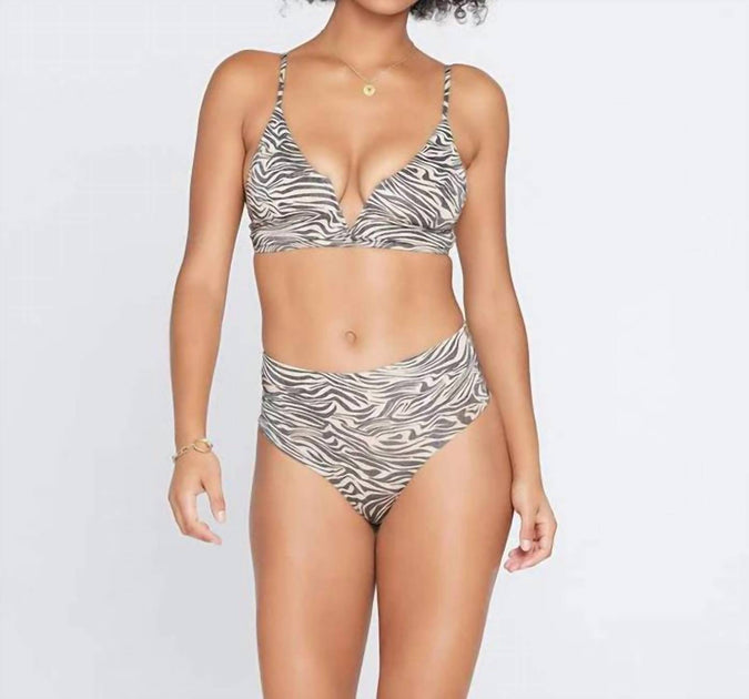 L Space Portia Bas de Bikini Argent Small 2