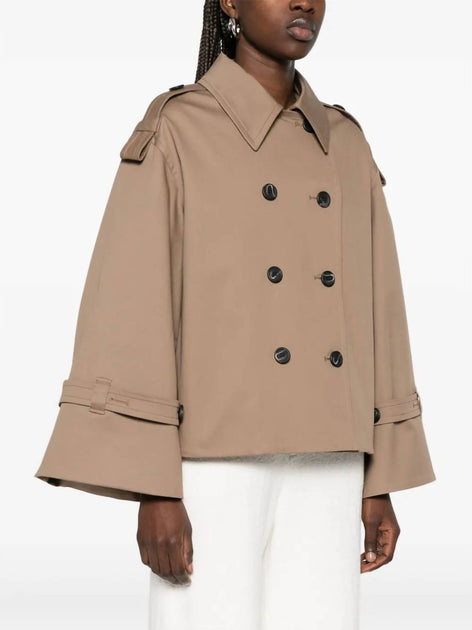 By Malene Birger Alisandra Trenchcoat Jacke Schwarz UK 32 3