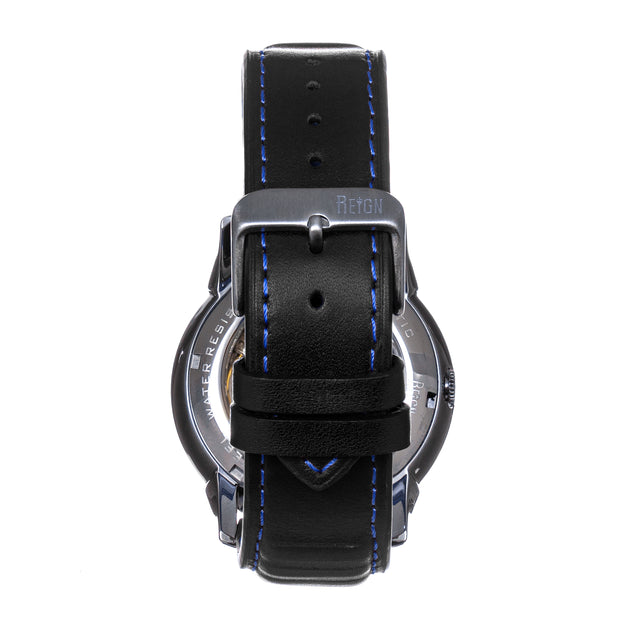 Reign Monterey Skeletonized Watch Silver 3