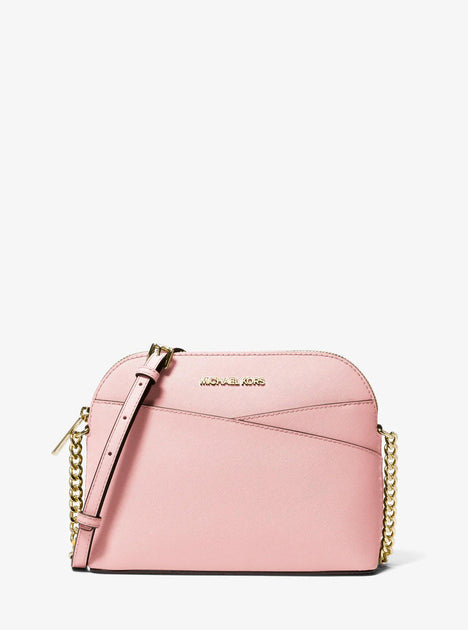 Michael Kors Jet Set Travel Medium Dome Crossbody Bag Pink 2