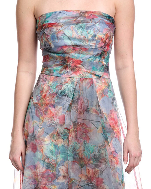 Rene Ruiz Organza Printed Gown Multi US 16 4