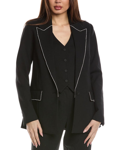 AllSaints Atlas Krys Blazer Black UK 4 2