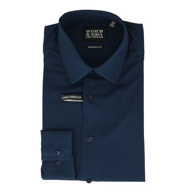Scotch & Soda Dress Shirt Navy US 15.5 2