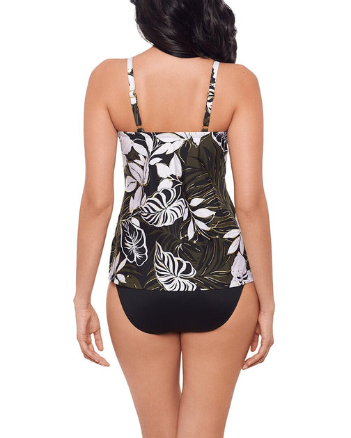Miraclesuit Elle Dorado Love Knot Tankini Multi US 12 3