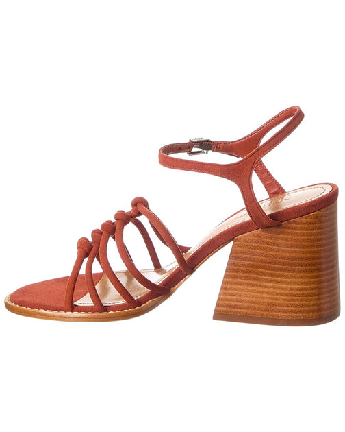 Schutz Sandy Sandal Orange US 7.5 3