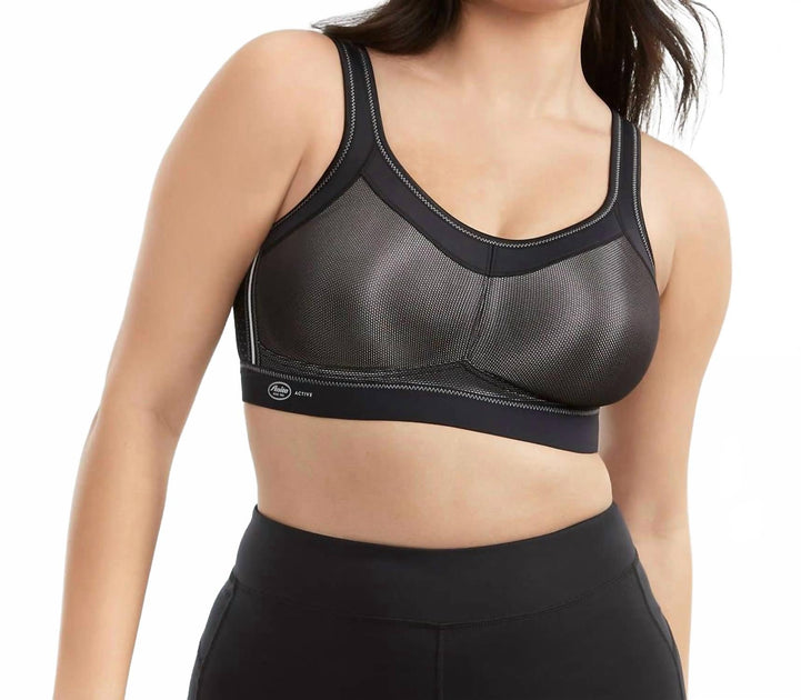 Anita Momentum No Wire Sport Bra Grey 36H 3