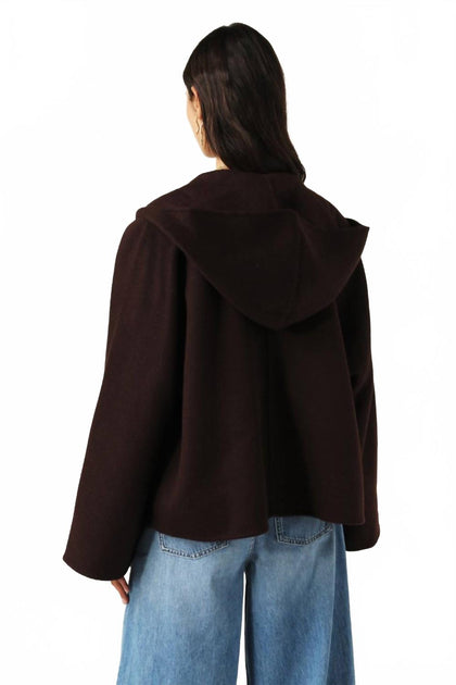 ba & sh Kove Coat Brown Medium 3