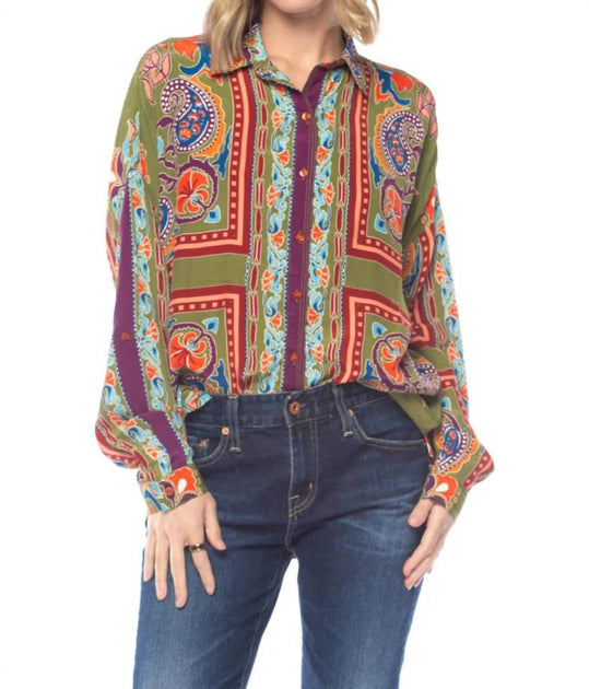 Tolani Kennedy Shirt Multi Large 2