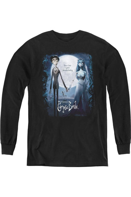 Gildan Corpse Bride Poster Jugend Langarmshirt Schwarz Small 2