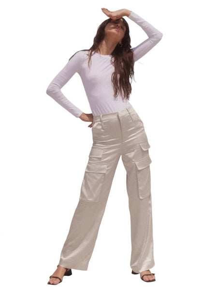 Catherine Gee Cargo Pants Beige US 4 2