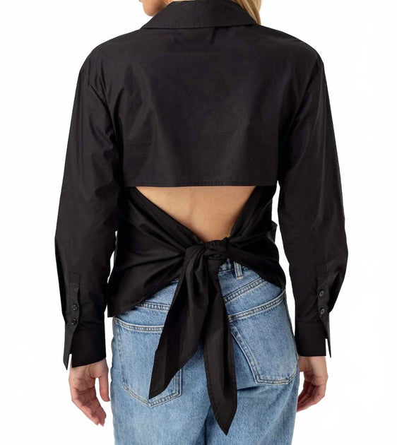 sundays Aster Shirt Black Small 3