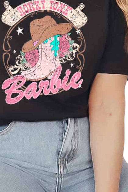 Amerikan Basics Western Barbie Graphic Tee Black Small 3