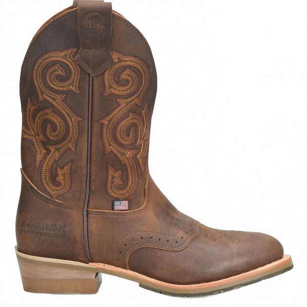 Double-H Boots Rockdale Boots Brown US 9.5 3